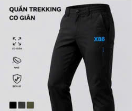 Quần trekking co giãn