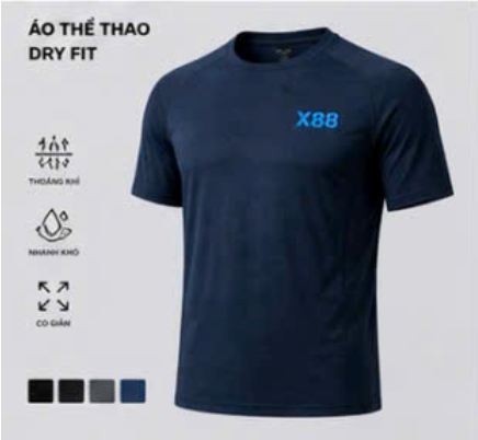 Áo thể thao dry fit