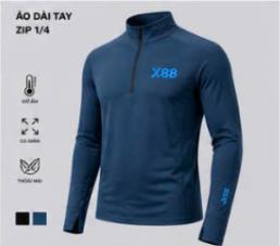 Áo dài tay zip 1/4